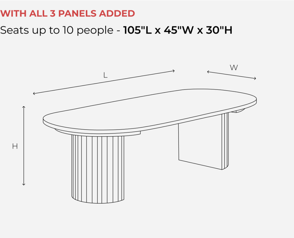 How to Open Dining Table Middle Panel