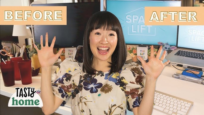 How to Organize Home Office Marie Kondo